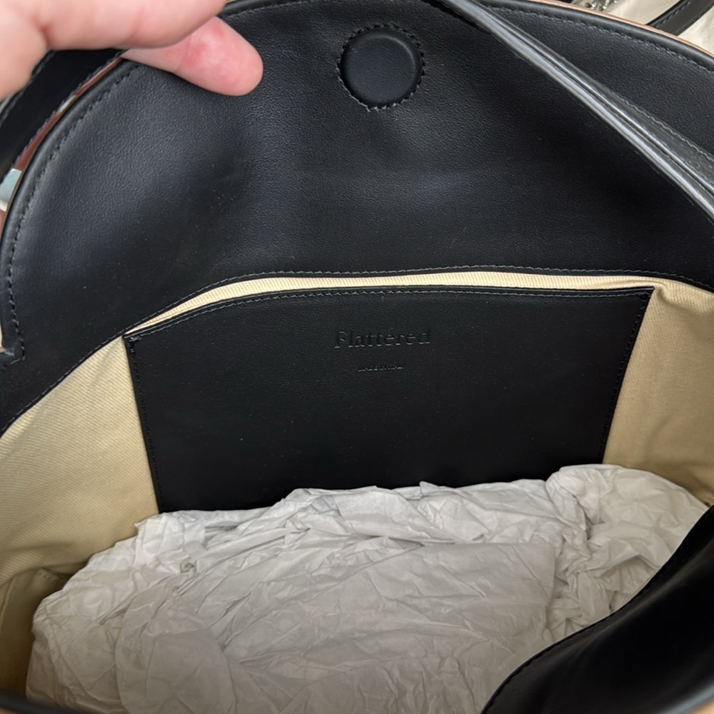 Flattered Helia Handbag Suede Sand New - Picture 10 of 16